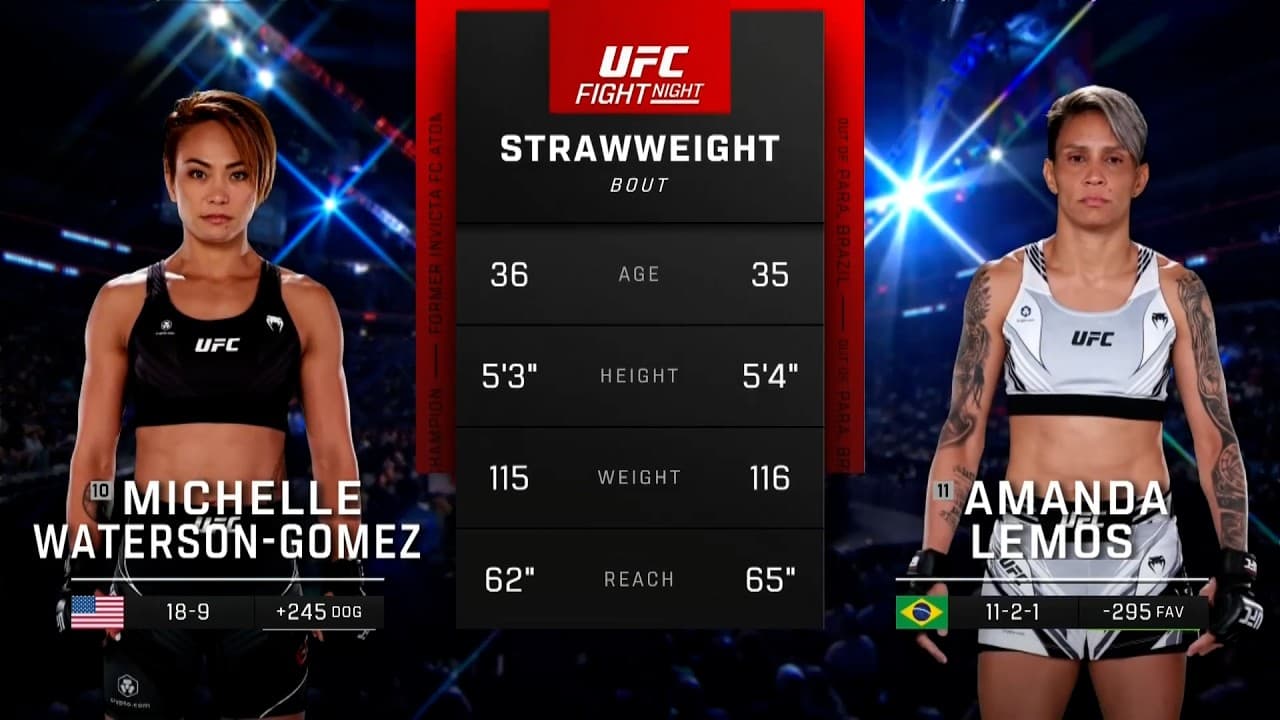 Michelle Waterson-Gomez x Amanda Lemos | LUTA COMPLETA | UFC Vegas 120