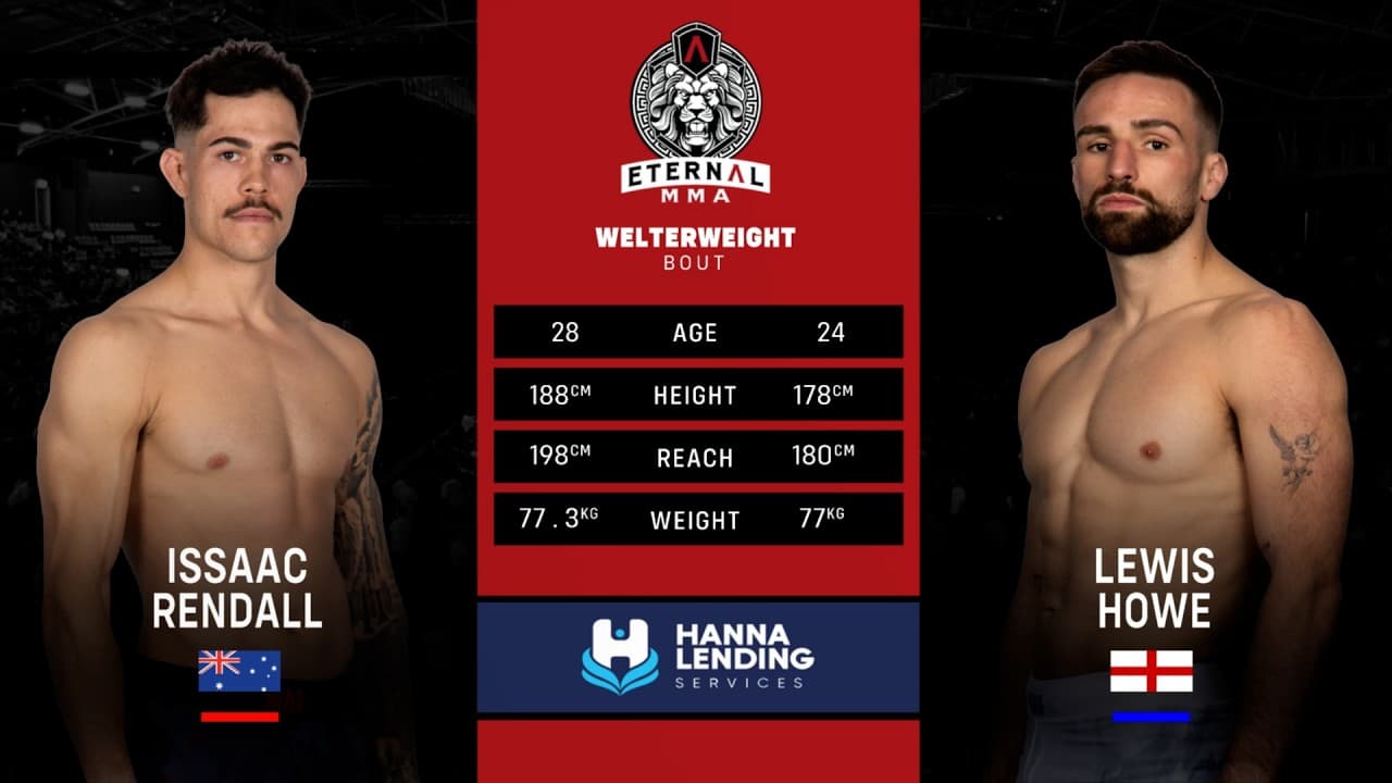 Eternal MMA 108: Issaac Rendall VS Lewis Howe | FULL FIGHT