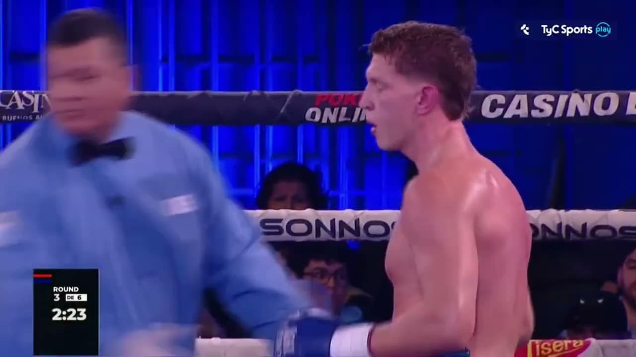 Lucas Coderch vs. Gustavo Domínguez - Boxeo De Primera - TyC Sports
