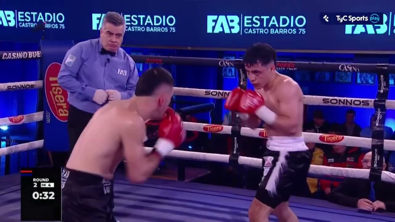Roberto De Lara vs. Nicolás Valllejos - Boxeo De Primera - TyC Sports