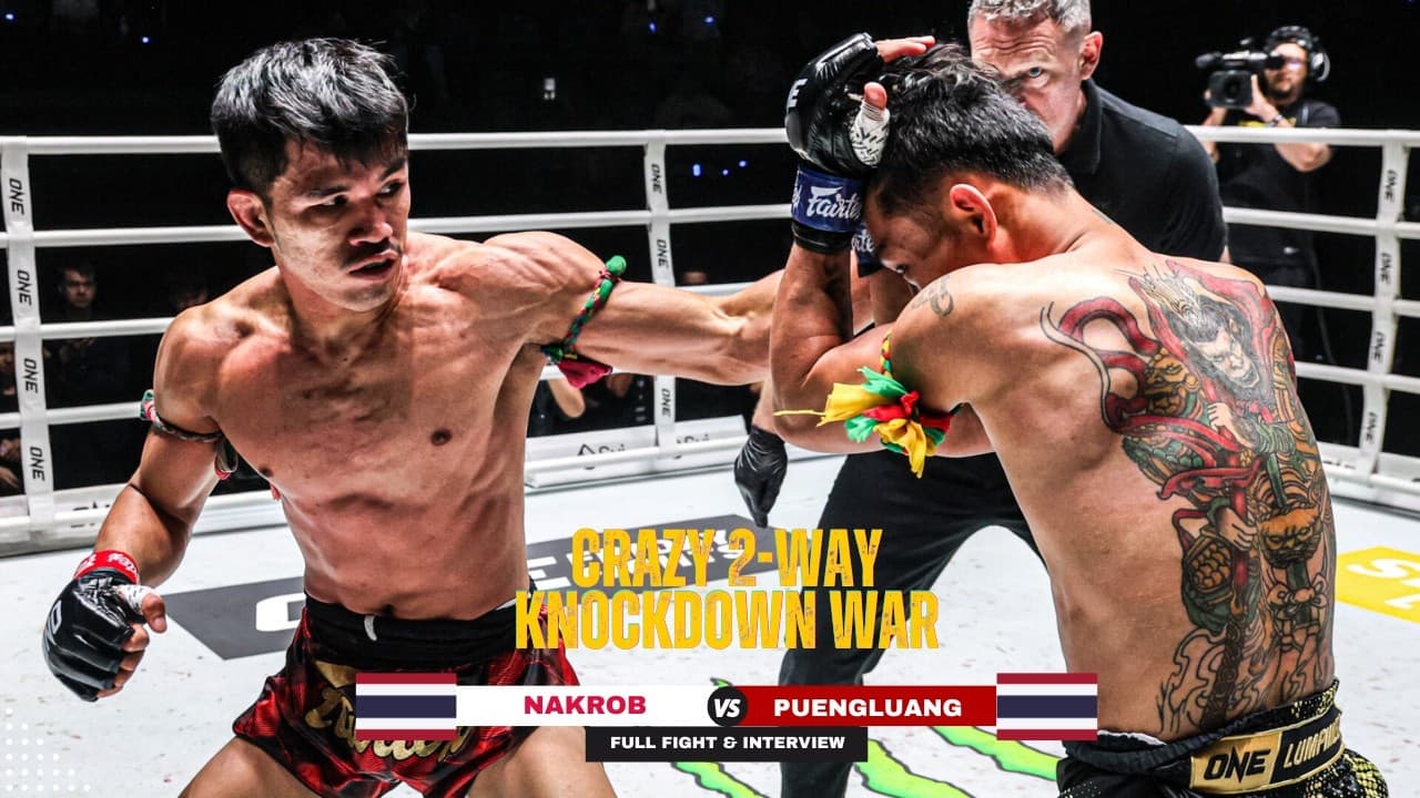 ELBOW COUNTER & DEVASTATING LEFT HAND! Nakrob’s insane Round 2 KO