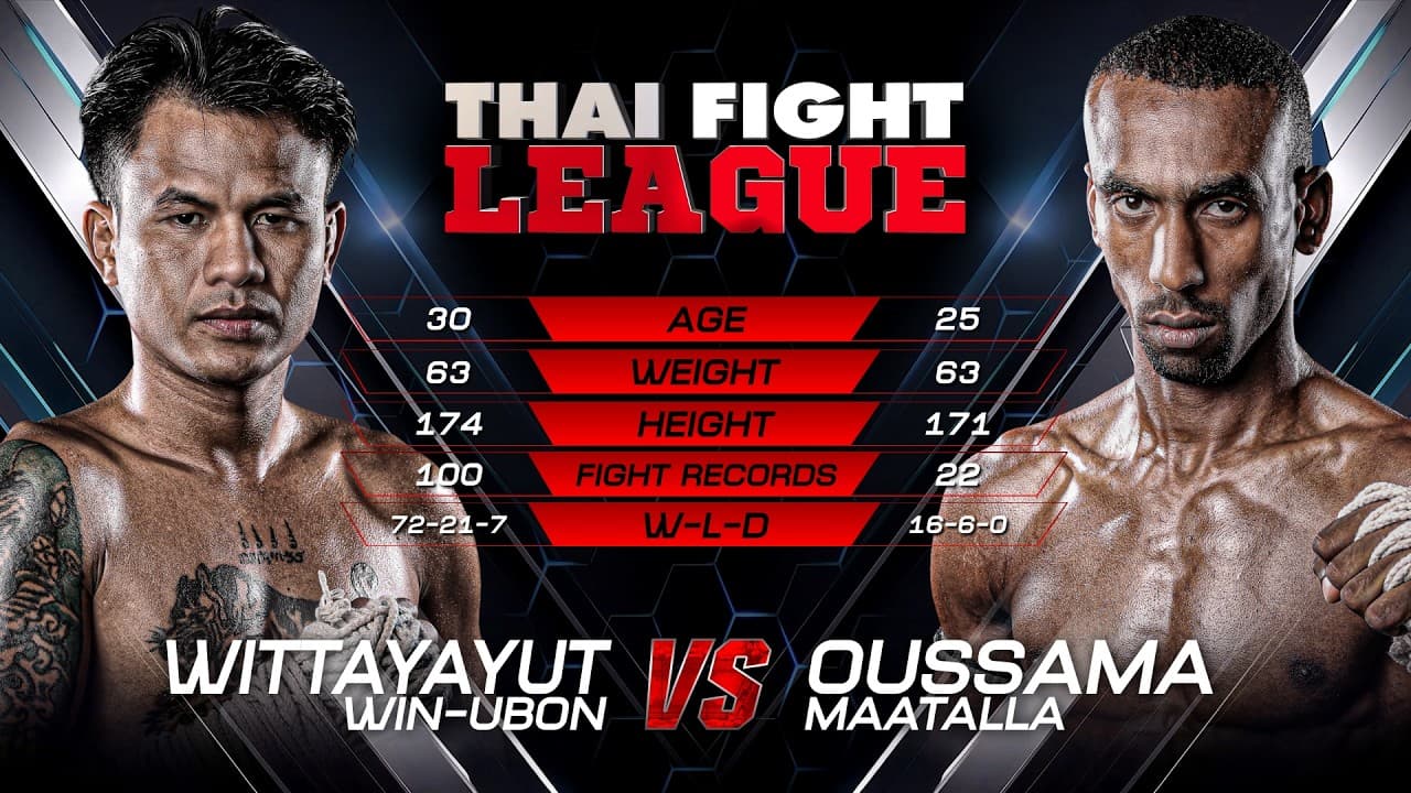 วิทยายุทธ วินอุบล vs. อุสซามา มาตัลลา | ไทยไฟท์ ลีก 107 | 19 ก.ค. 2569