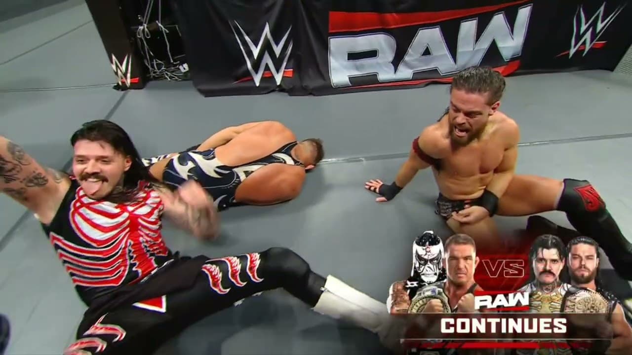 WWE RAW CHAD GABLE & PENTA VS DOMINIK MYSTERIO & JD MCDONAGH 08/03/26