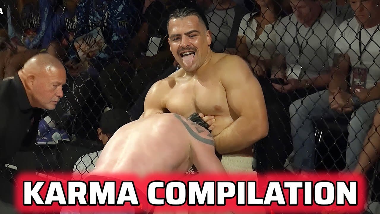 THIS IS KARMA!!! MMA FIGHTERS GOT ABSOLUTELY DESTROYED