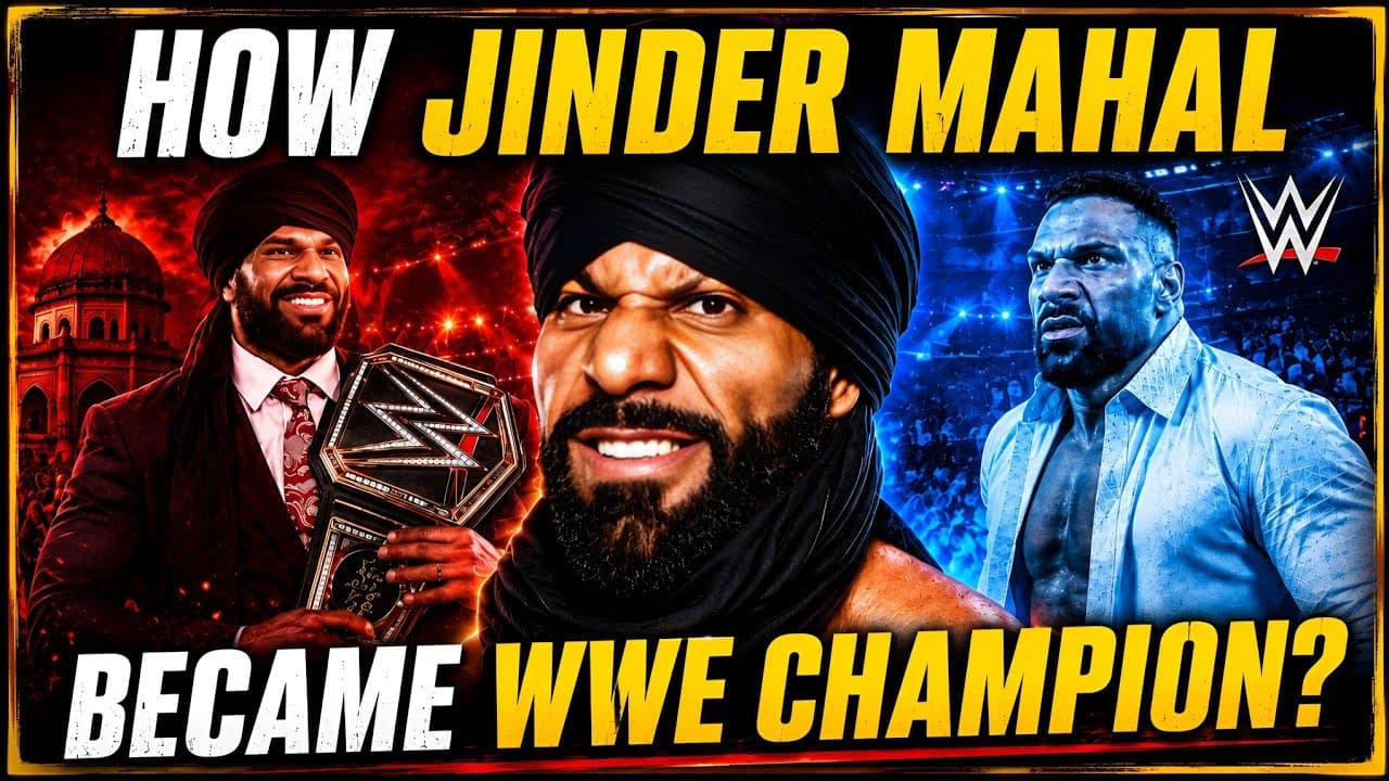 Do you know How Jinder Mahal Became WWE Champion 😱😱