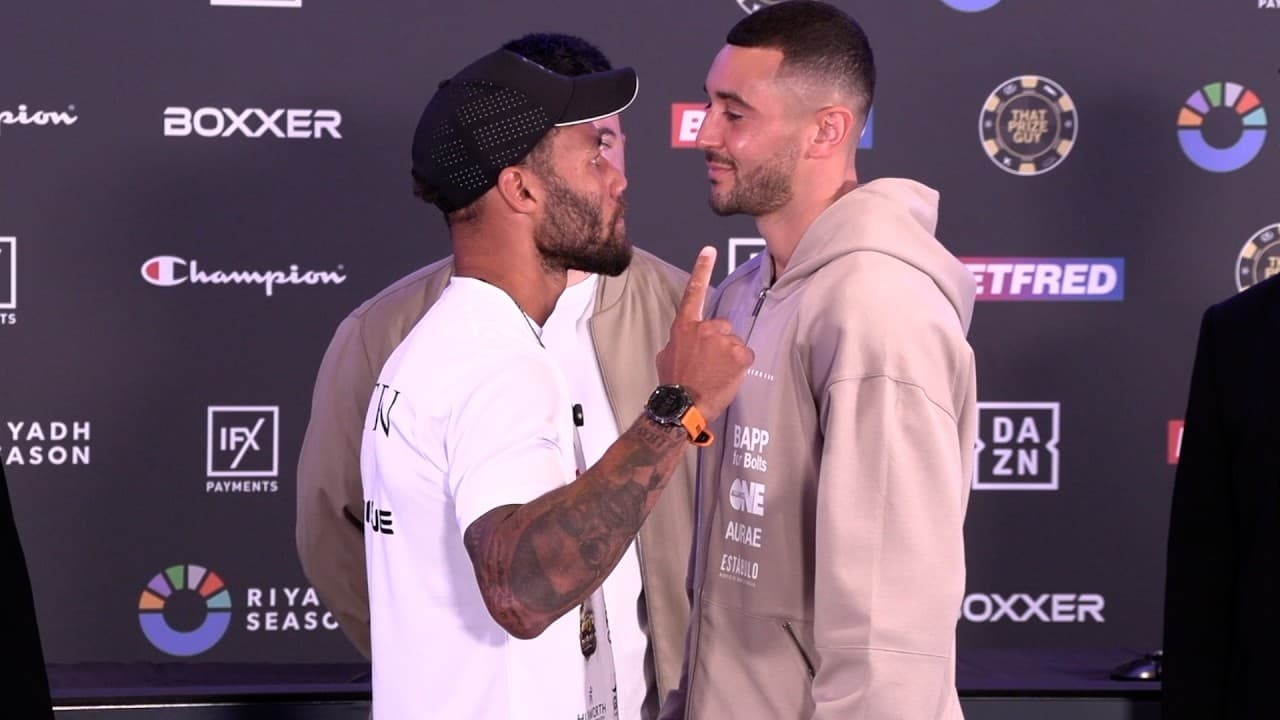FACE OFF: Troy Williamson vs Callum Simpson 2• INTENSE HEAD-TO-HEAD in Leeds | DAZN Boxing