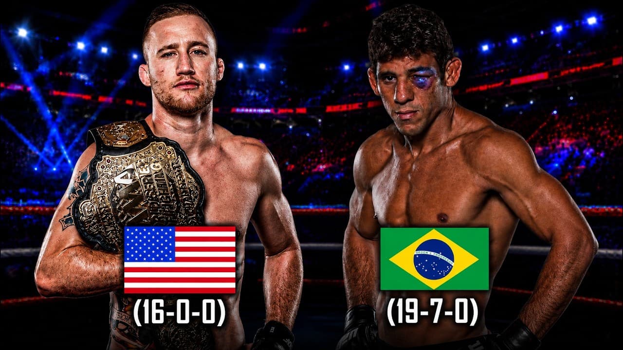 Justin Gaethje vs Luiz Firmino Was BRUTAL 🩸