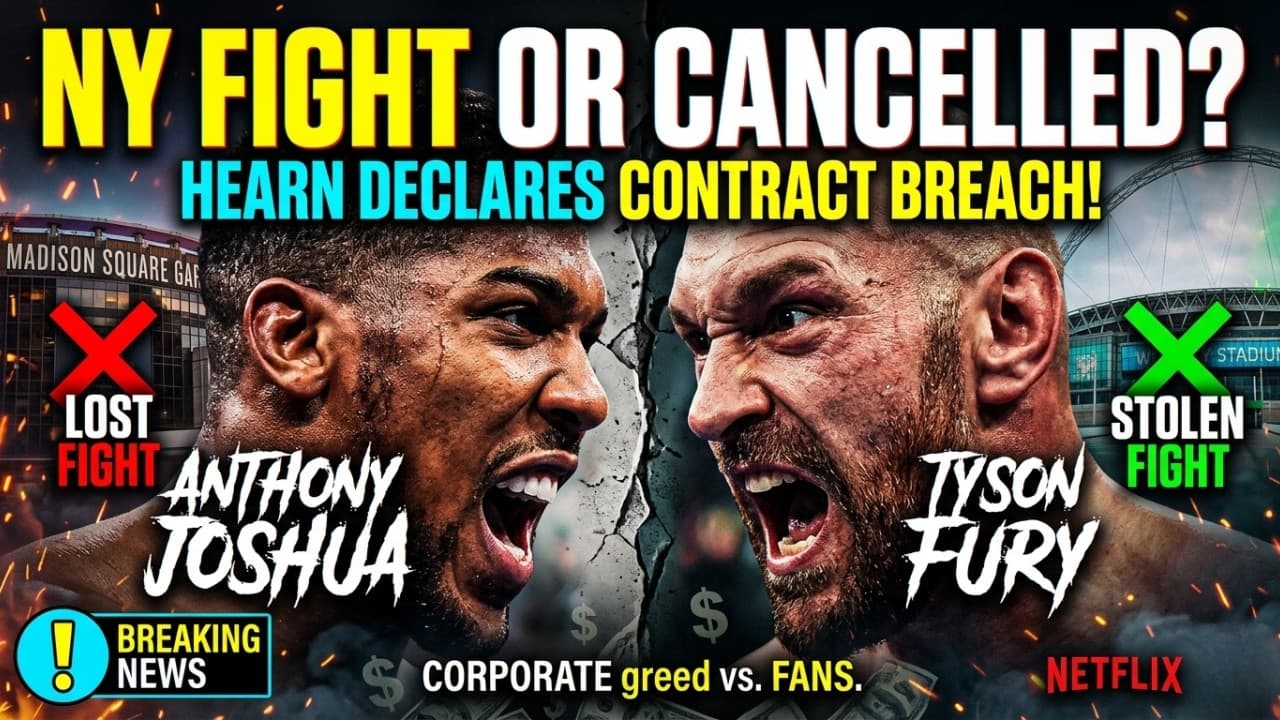 Anthony Joshua THREATENS TO CANCEL Tyson Fury Fight Over New York Move!