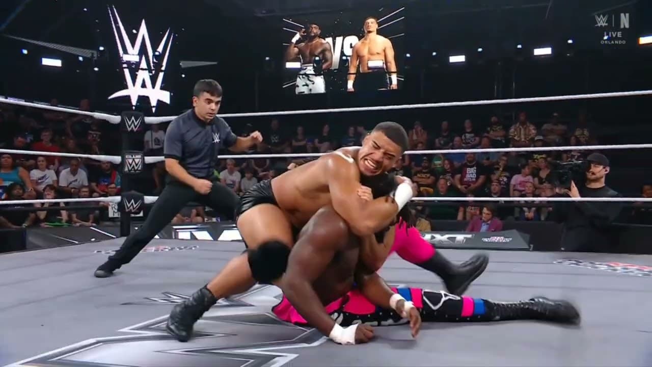 WWE NXT DION LENNOX VS SHAQUON SHUGAR 08/11/26
