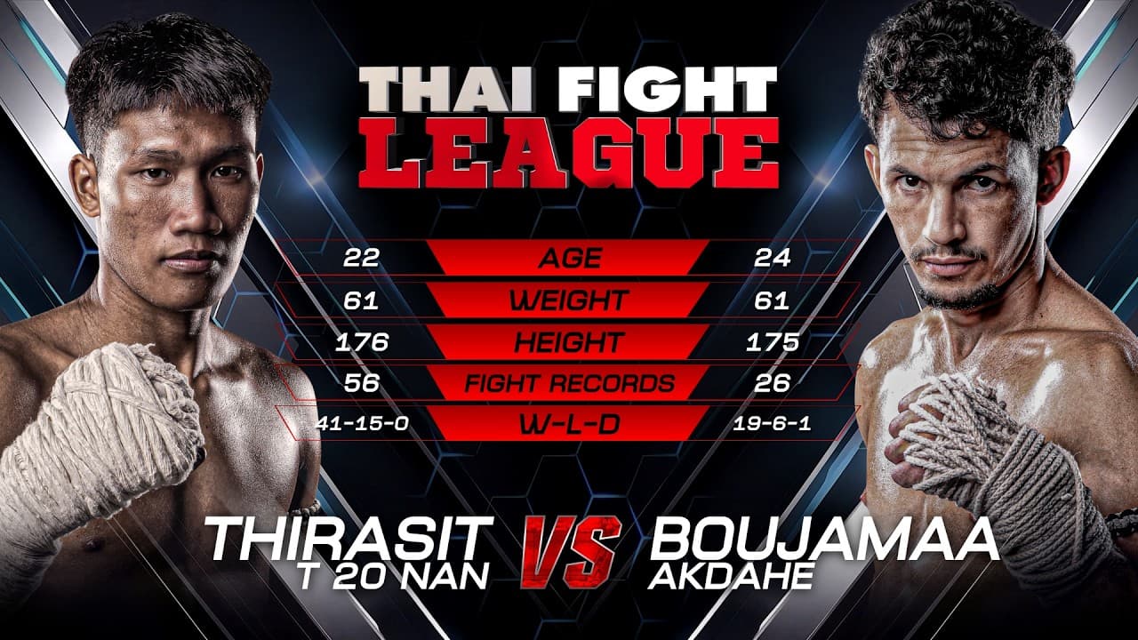 Thirasit T 20 Nan vs. Boujamaa Akdahe | THAI FIGHT LEAGUE 108 | 2 August 2026