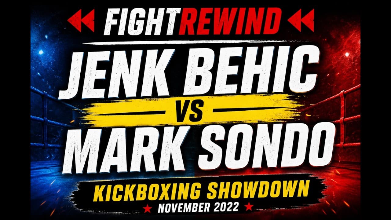 🔥 JENK BEHIC vs MARK SONDO — KICKBOXING BATTLE 🔥