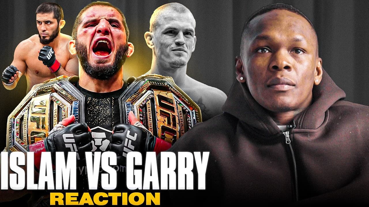 'He's the BEST' 👏 | Israel Adesanya Reacts to Islam Makhachev vs Ian Machado Garry