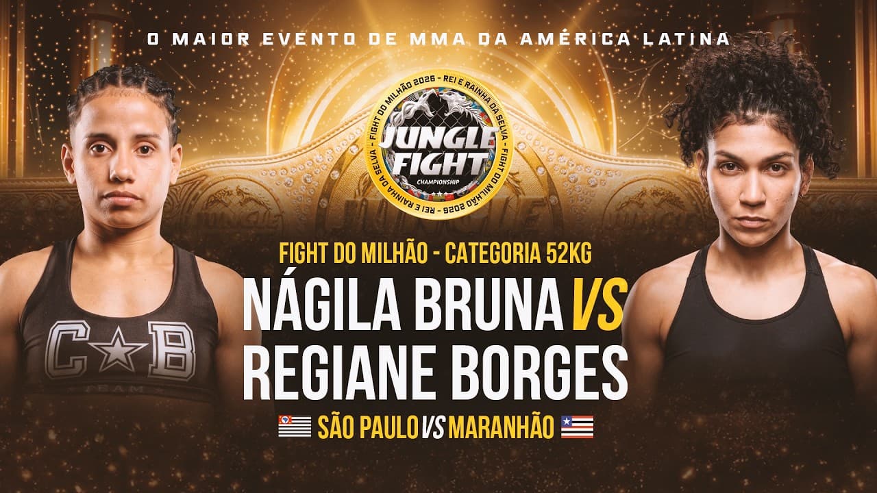 JUNGLE FIGHT 154 l NÁGILA GOKU X REGIANE BORGES
