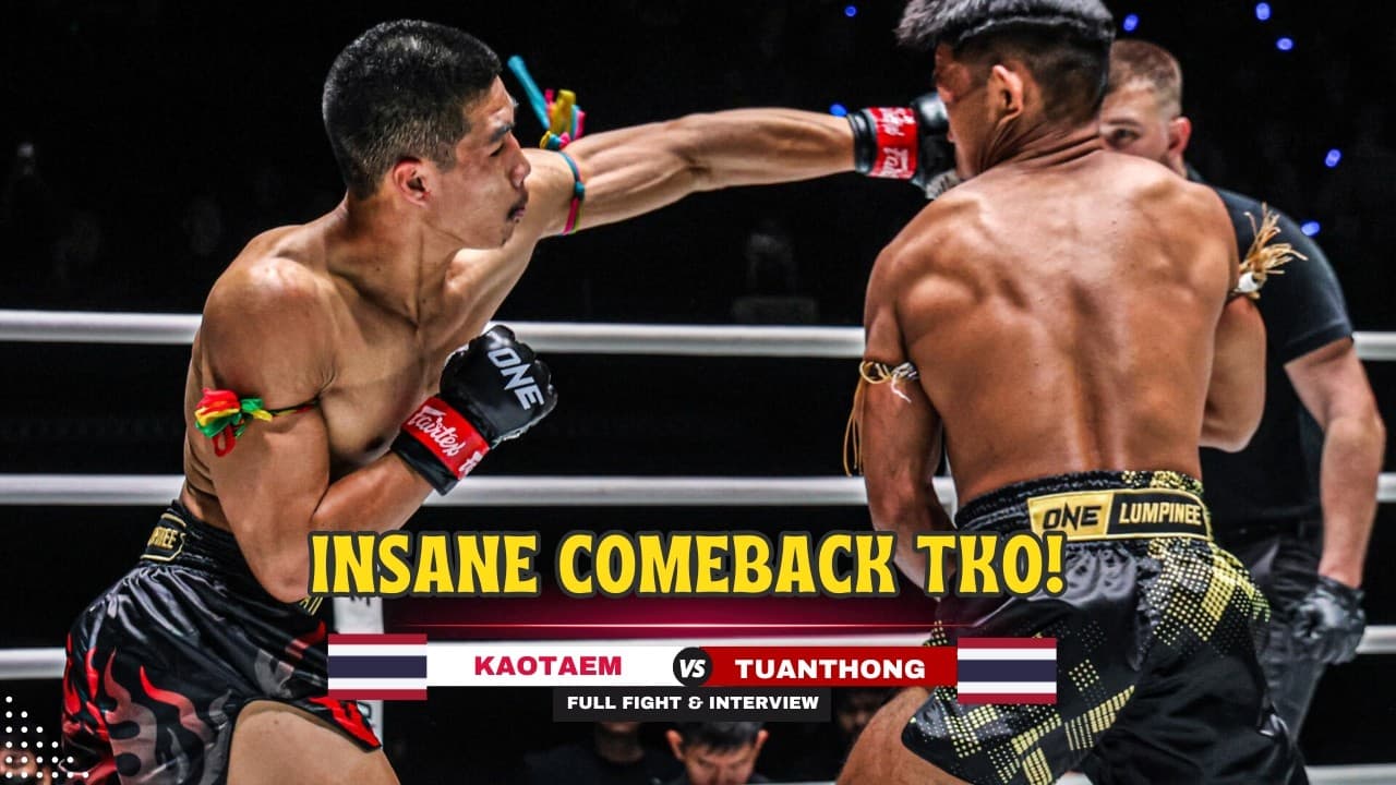 RELENTLESS PUNCH COMBOS! Kaotaem Drops Tuanthong Twice For 3rd Straight Win!