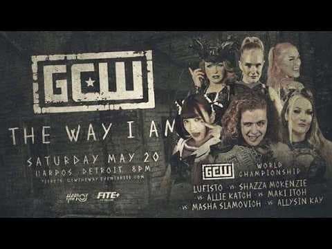 2023 - LuFisto Vs Masha Slamovich Vs Allysin Kay Vs Shazza Mackenzie Vs Maki Itoh - GCW World Champ.