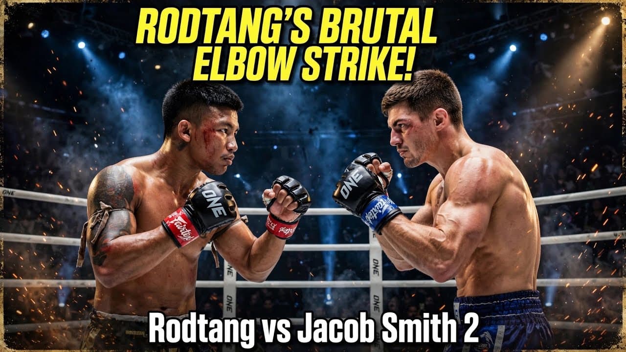 RODTANG’S BRUTAL ELBOW STRIKE! 💀🔥 Rodtang vs Jacob Smith 2