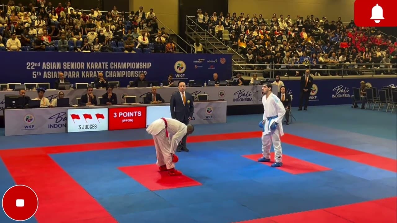 -84 K.G Male Final Kumite Match.. Reddy Messaoudi UAE (AKA🔴) VS Mohammad Aljafari JORDAN (AO🔵)..