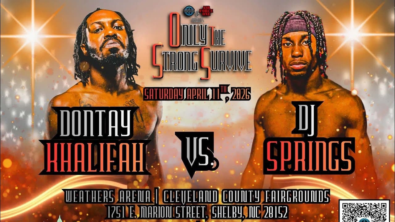 ThE! Dontay Khalifah vs. DJ Springs: Wrestling Evolution, April 11, 2026