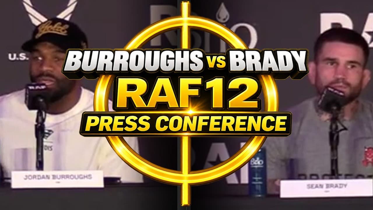 Jordan Burroughs vs. Sean Brady RAF 12 Press Conference | Burroughs vs. Brady | MMA Fighting