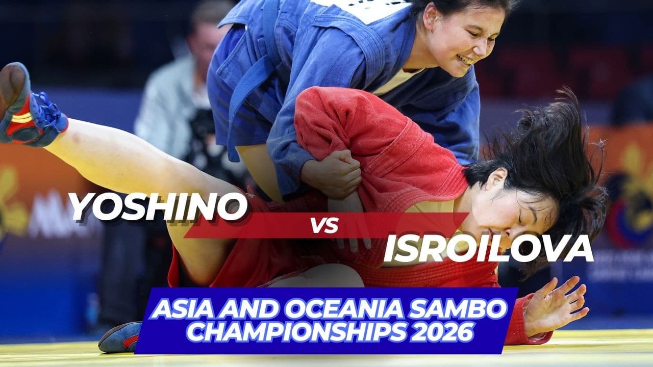 YOSHINO (JPN) vs ISROILOVA (UZB) - Asia and Oceania SAMBO Championships 2026