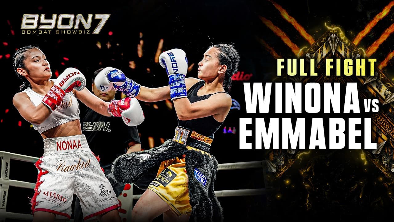WINONA KARAMOY VS EMMABELL (BYON COMBAT SHOWBIZ VOL.7)  FREE FIGHT