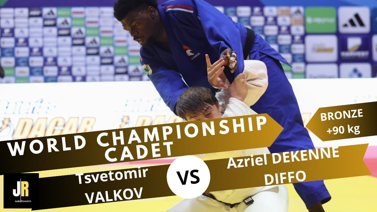 Tsvetomir VALKOV VS Azriel DEKENNE DIFFO | Guayaquil World Championships Cadets 2026 | BRONZE +90 kg
