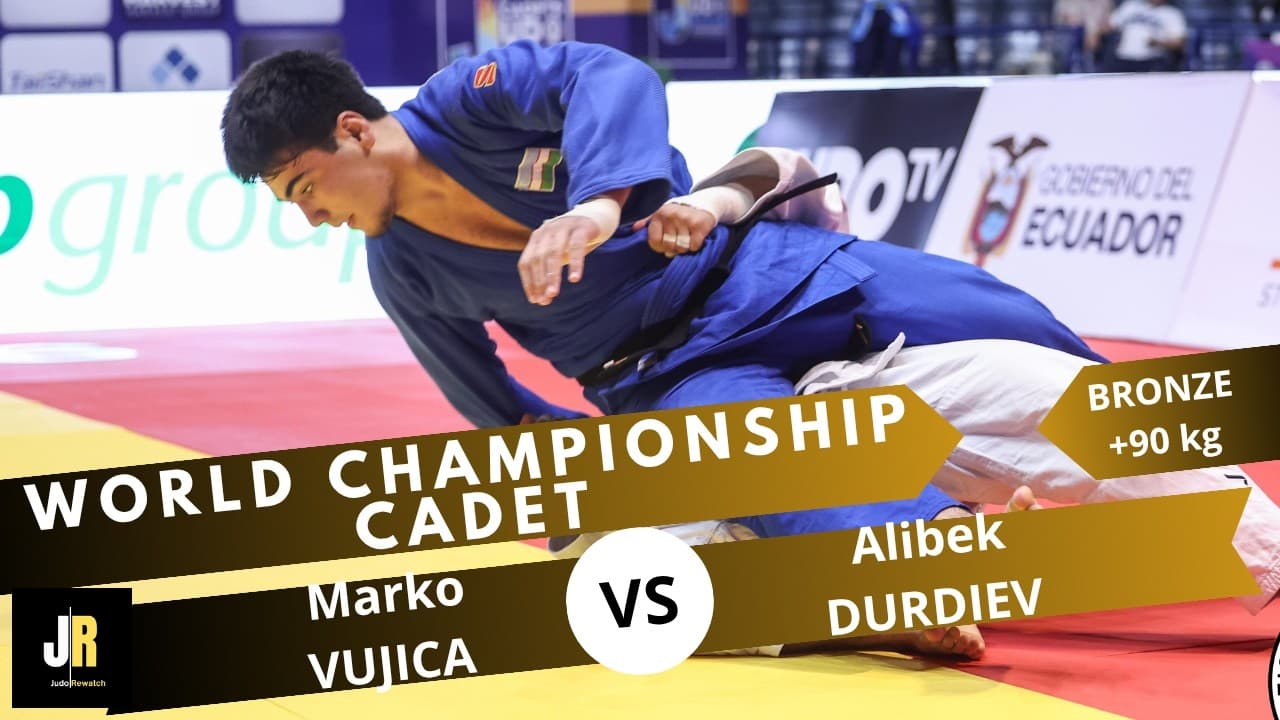Marko VUJICA VS Alibek DURDIEV | Guayaquil World Championships Cadets 2026 | BRONZE +90 kg