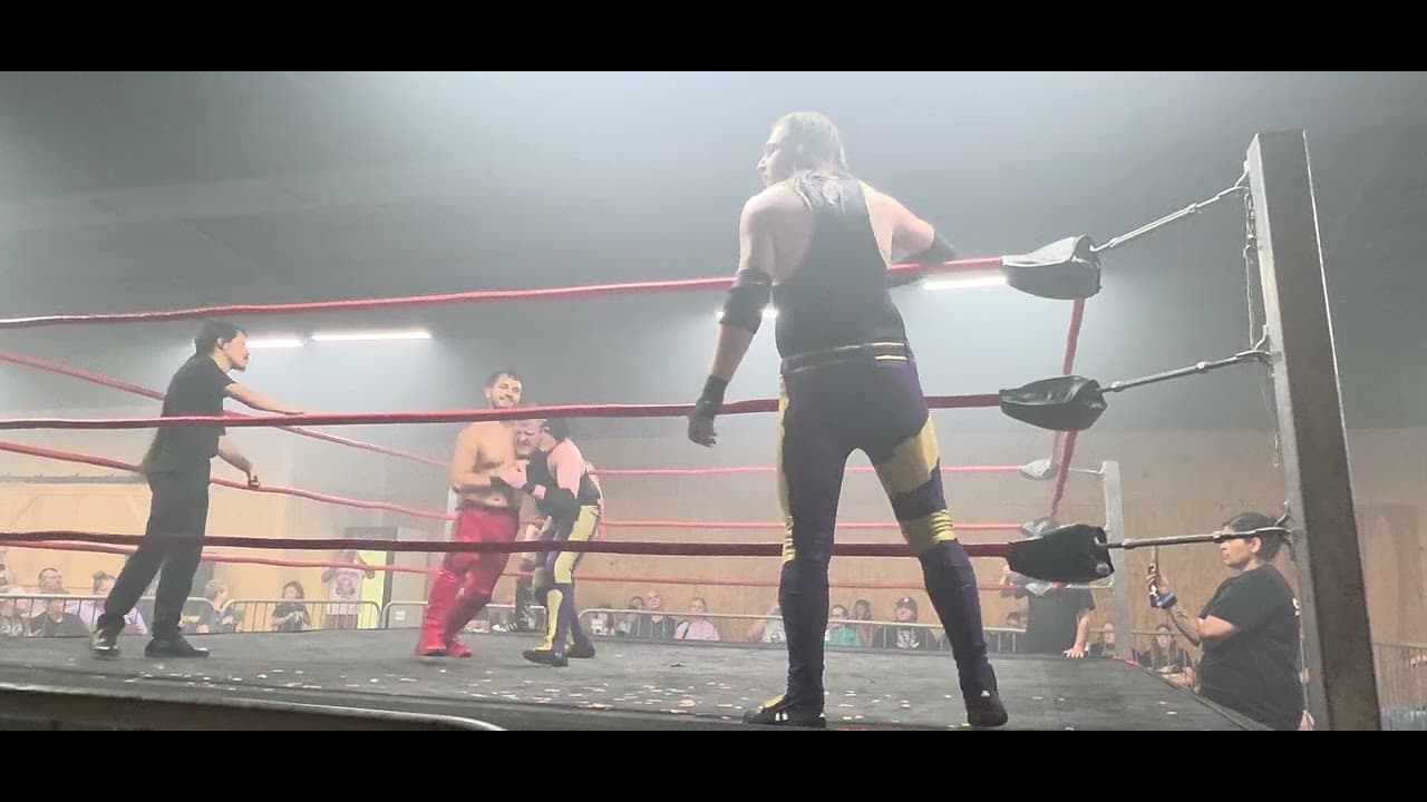 Wwa tag team match sugar skullz vs natural causes Hartford ky 8 22 26