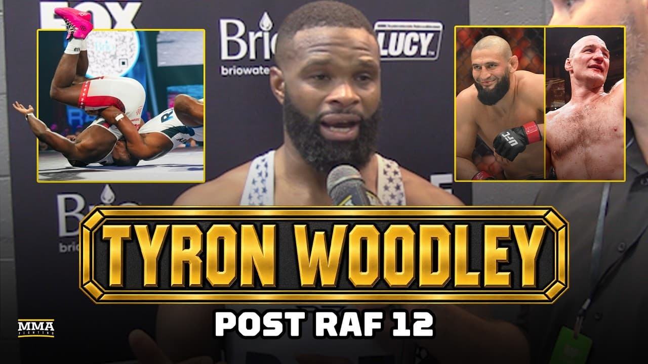 Tyron Woodley REACTS To Sean Strickland Leaking DM, Khamzat Chimaev Matchup, RAF 12 Win