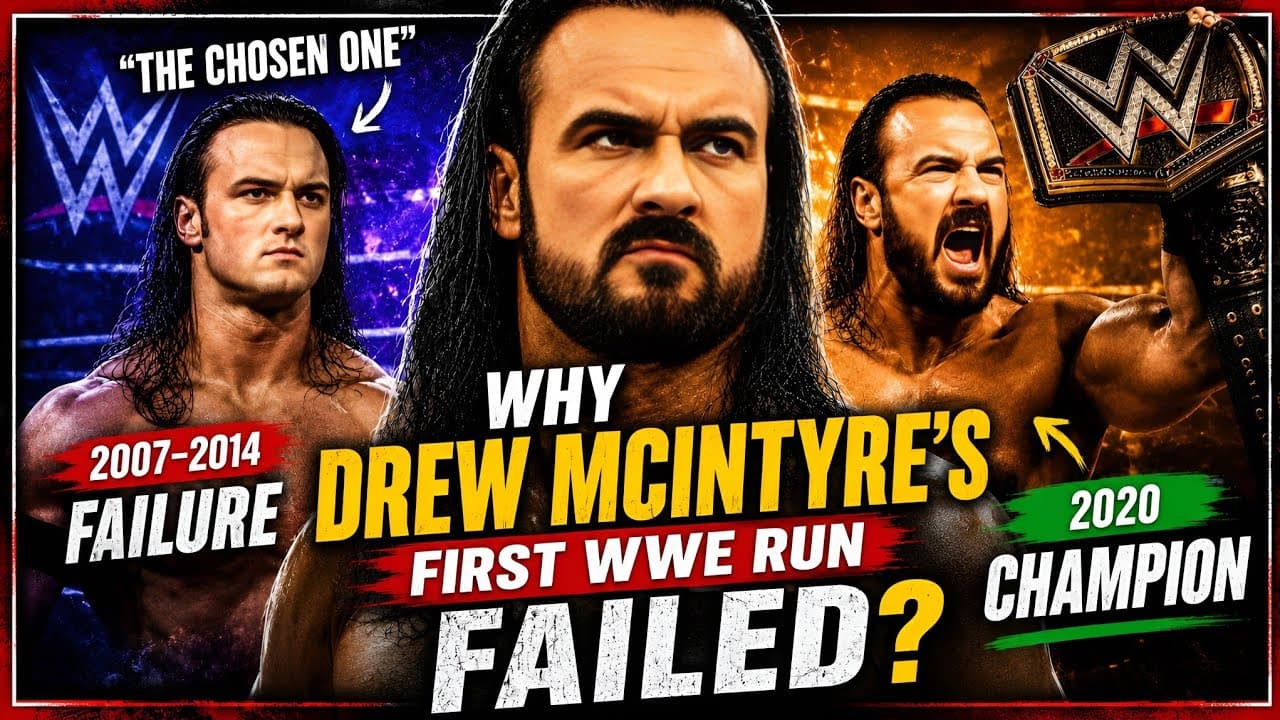 Do You Know Why Drew McIntyre’s First WWE Run FAILED 🔥🔥