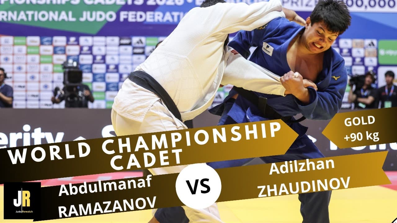 Abdulmanaf RAMAZANOV VS Adilzhan ZHAUDINOV | Guayaquil World Championships Cadets 2026 | GOLD +90 kg