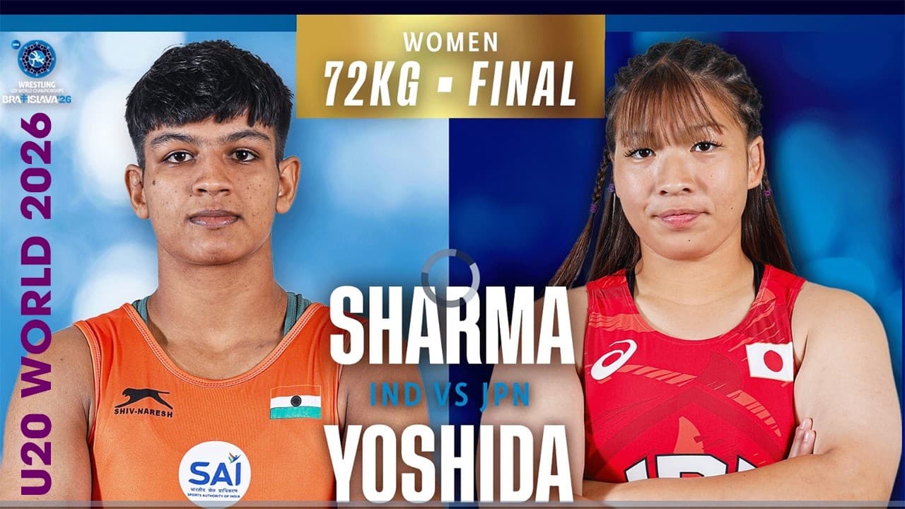 WOAAA 🇮🇳🏅🇯🇵 Tanu SHARMA vs. Chisato YOSHIDA | 2026 U20 World Wrestling Championships | WW 72Kg