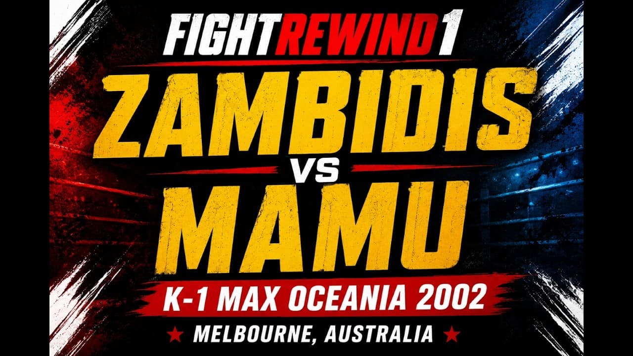🥊 MICHAEL “IRON MIKE” ZAMBIDIS vs BILLY “BLADE” MAMU | K-1 MAX OCEANIA 2002 🔥