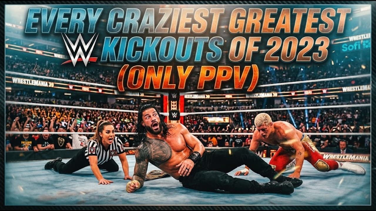 EVERY CRAZIEST GREATEST WWE KICKOUTS OF 2023 (ONLY PPV)