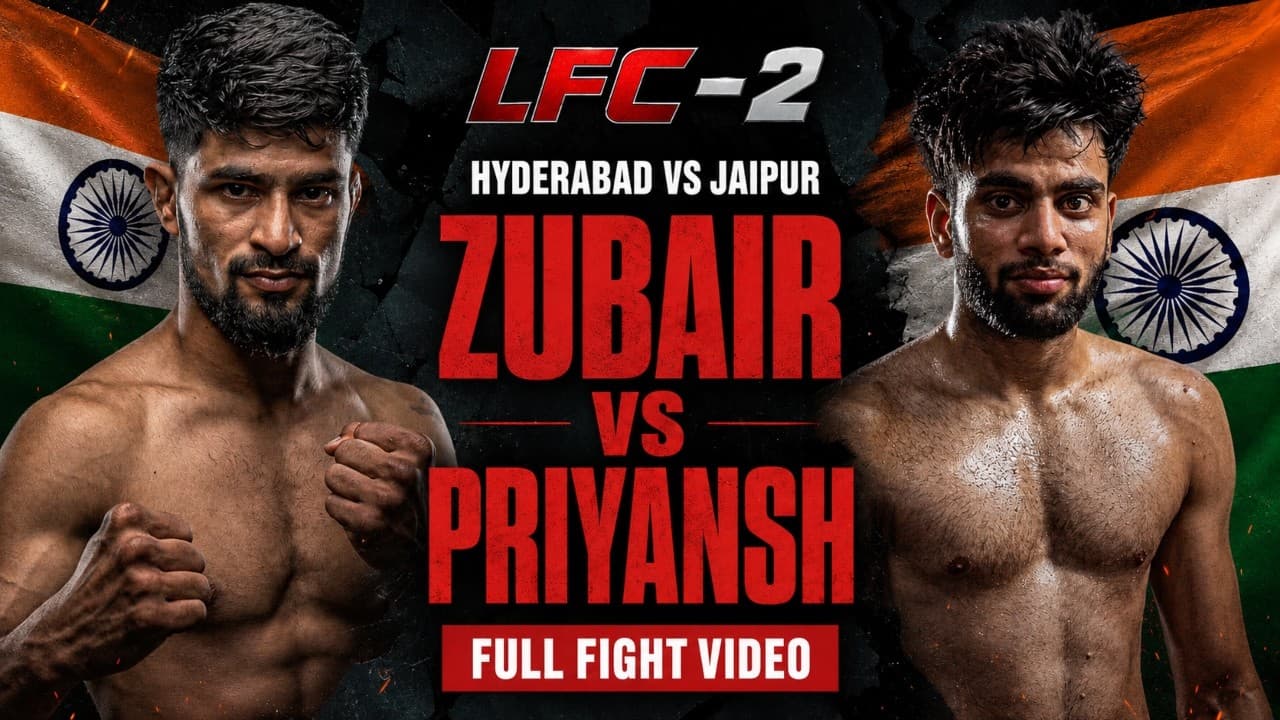 Mohammed Zubair vs Priyansh Pratihar | FULL FIGHT | LFC 2 | Hyderabad | Indian MMA