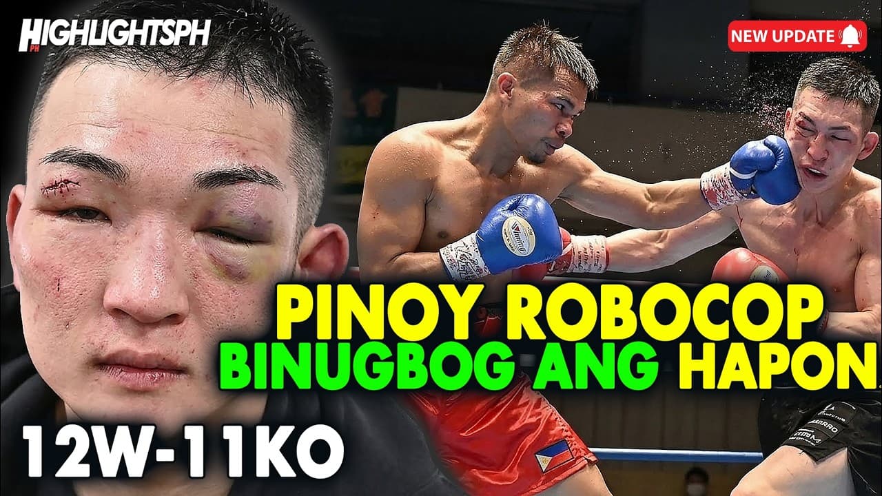 NEW FIGHT: Pinoy ROBOCOP Dinurog ang Mukha ng Kalaban sa 🇯🇵Japan - 🇵🇭Reymond Yanong