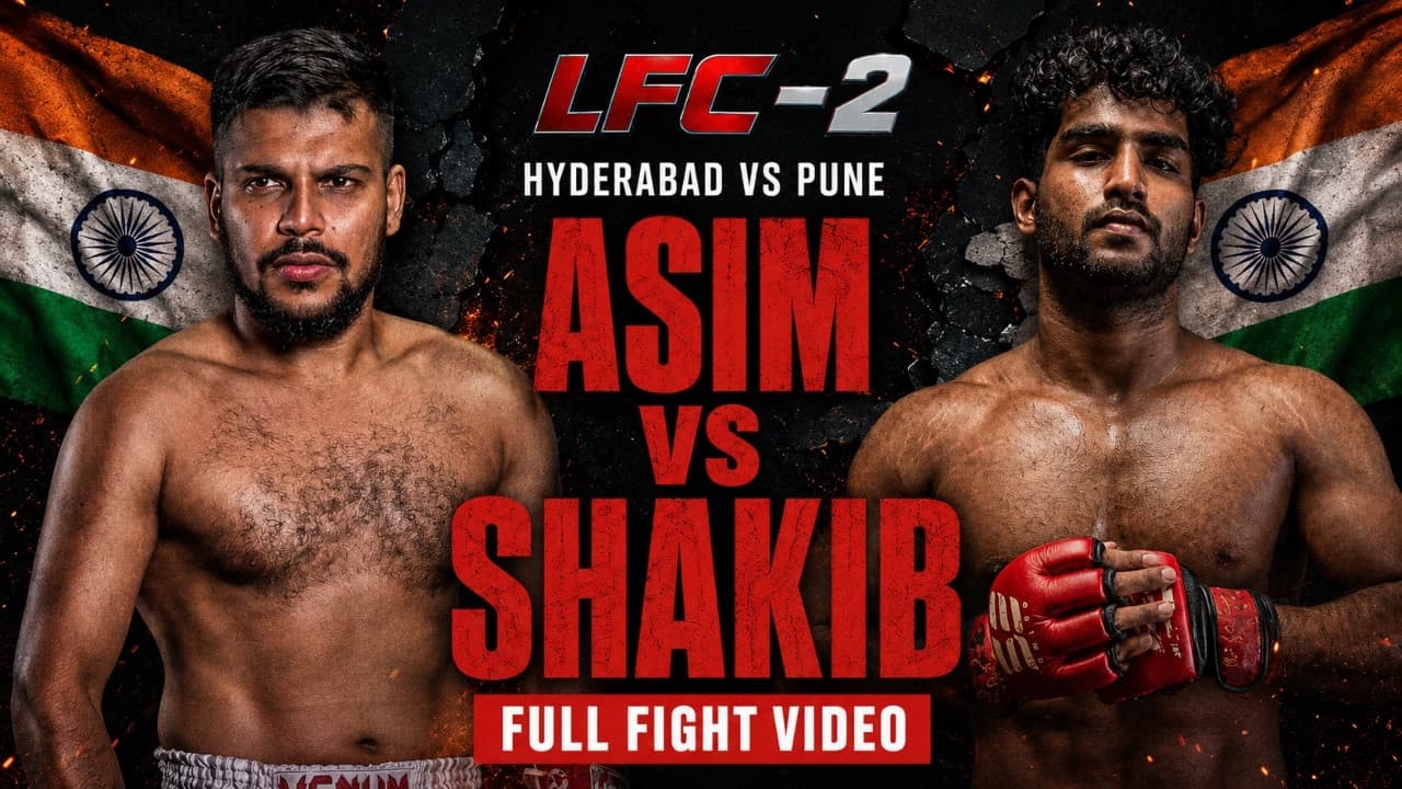 Asim Dayani vs Sayyed Shakib | FULL FIGHT | LFC 2 | Hyderabad | Indian MMA