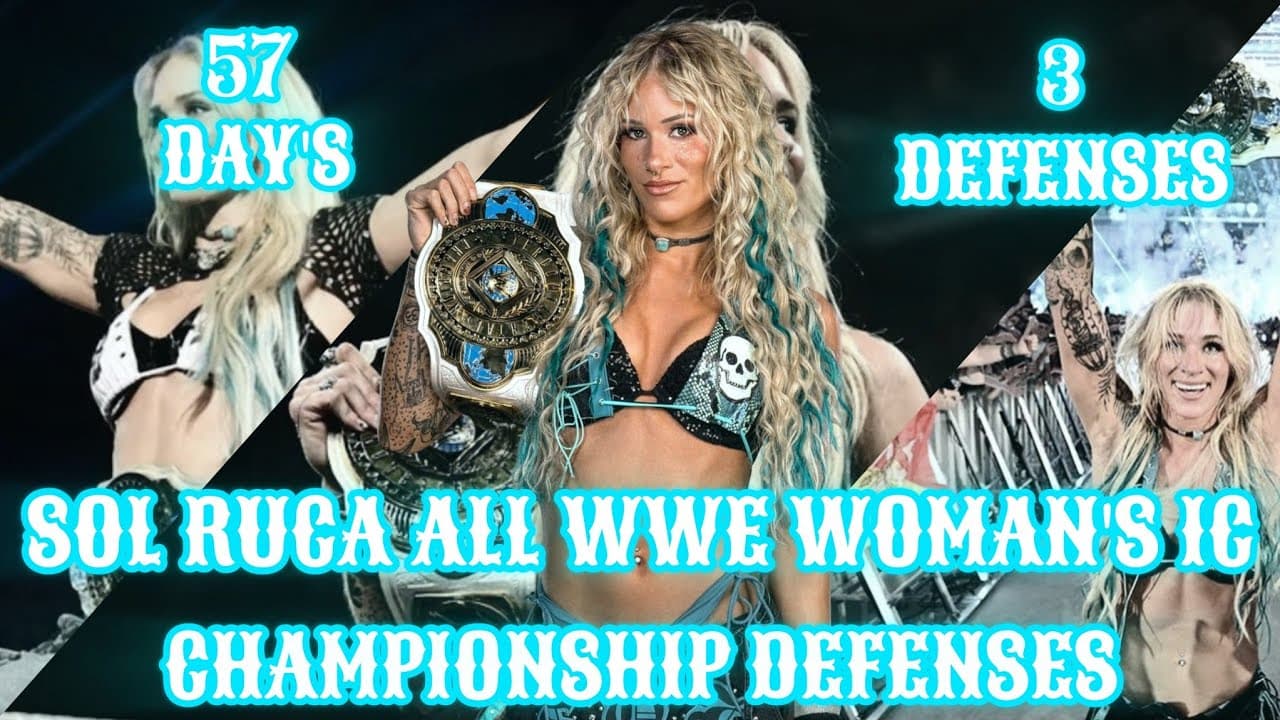 Sol Ruca All WWE Woman's IC Championship Defenses ( LivtoMach )