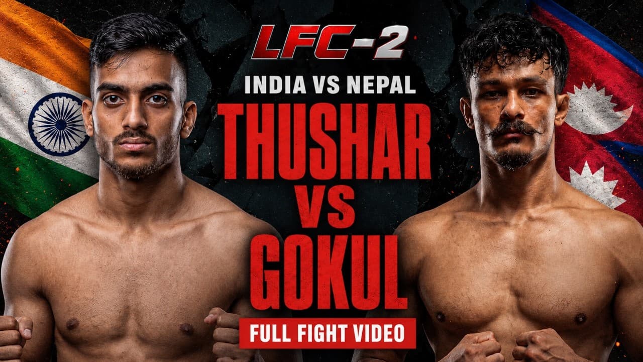 Thushar (India) vs Gokul (Nepal) | FULL FIGHT | LFC 2 | Hyderabad | Indian MMA