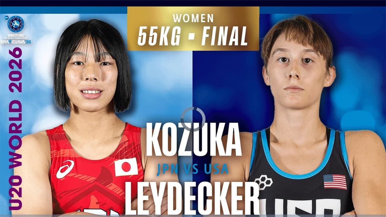 EPIC FINAL 🇺🇸🔥🇯🇵 Everest Shea LEYDECKER vs. Nana KOZUKA | 2026 U20 World Championships | WW 55Kg