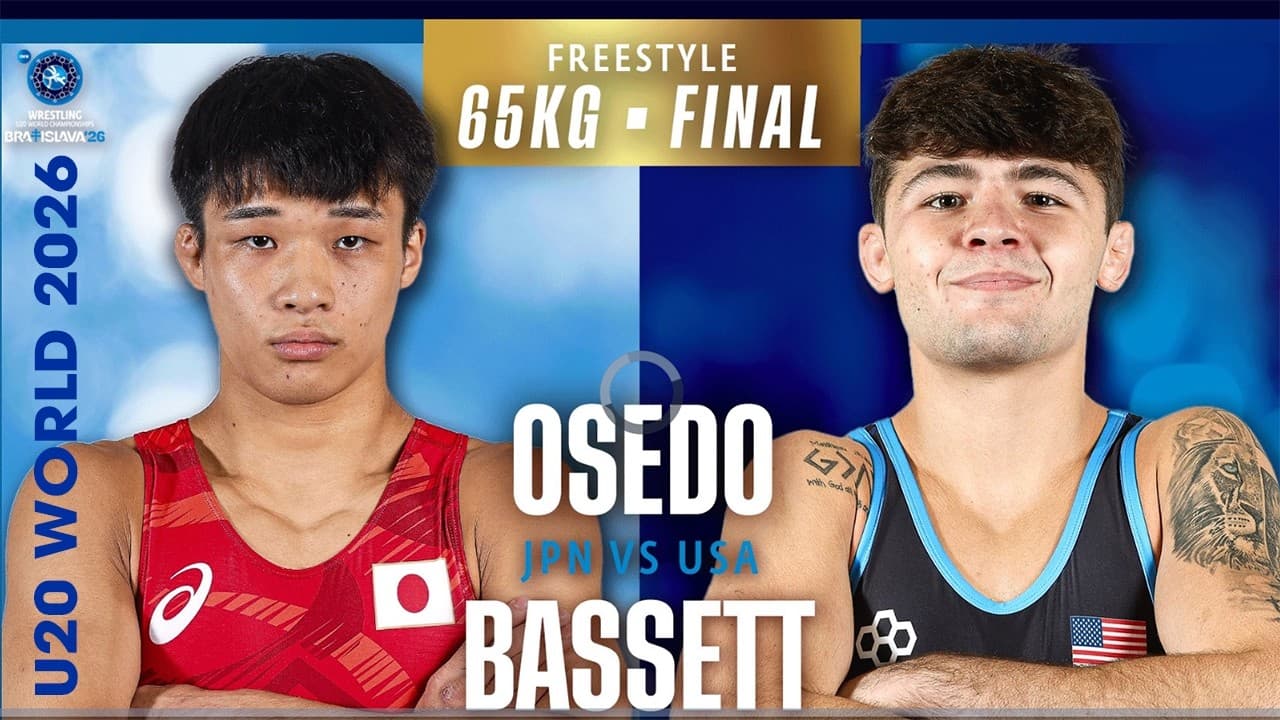 🏅 Amazing! 🇺🇸🔥🇯🇵 Takuto OSEDO vs. Bowen William BASSETT | 2026 U20 World Championships | FS 65Kg