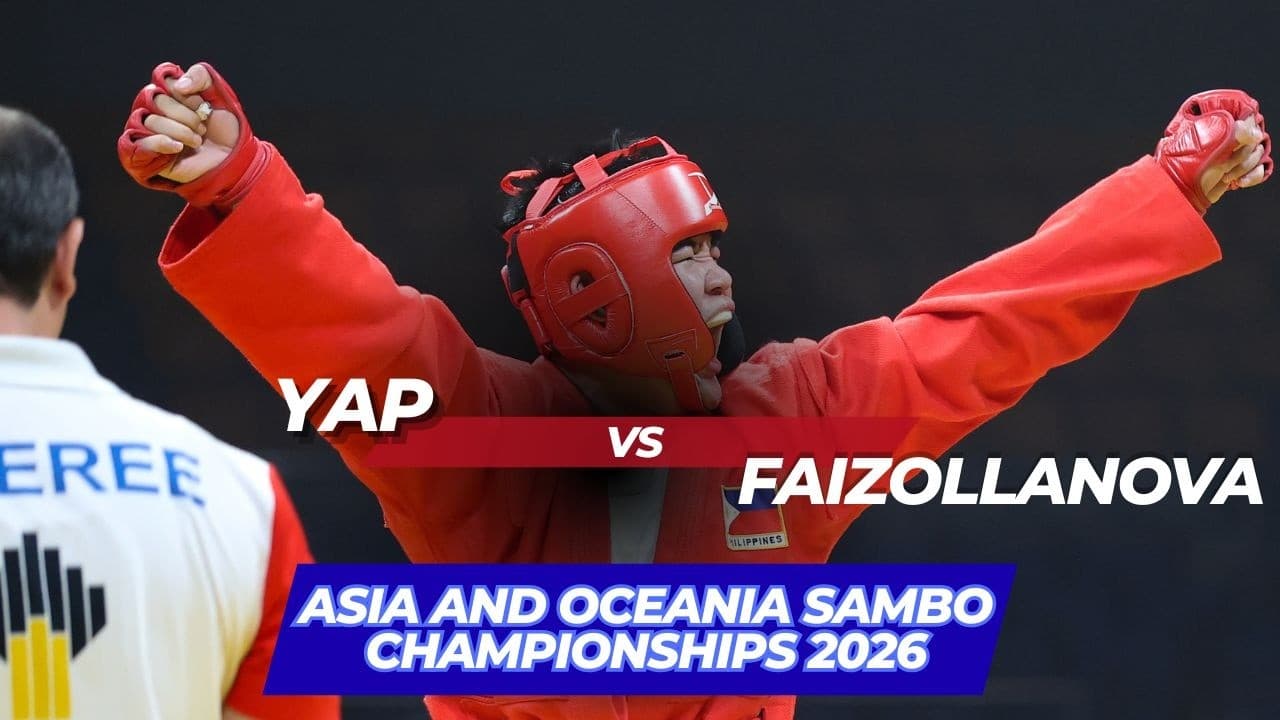 YAP (PHI) vs FAIZOLLANOVA (KAZ) - Asia and Oceania SAMBO Championships 2026