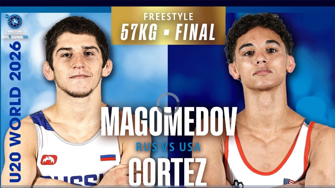 🇷🇺🔥🇺🇸 Magomed Rabazanovitch MAGOMEDOV vs Isaiah Michael CORTEZ | 2026 U20 World Championships | FS57