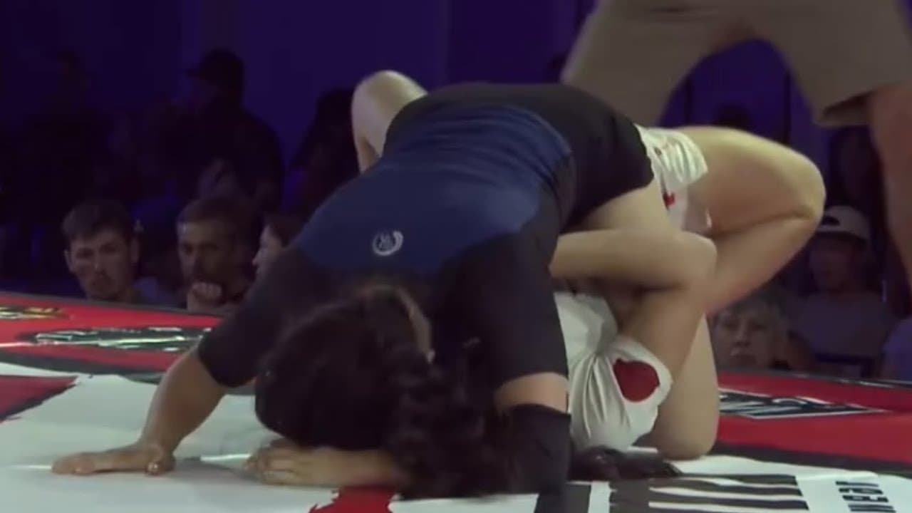 Joy Hufford brutal full mount loss