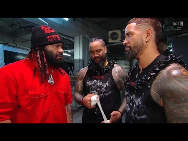 The Usos & Jacob Fatu backstage segment _ WWE Raw 24 August 2026
