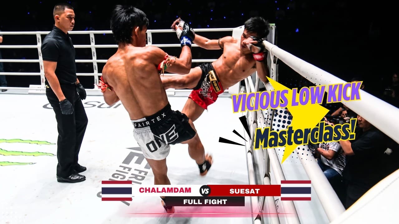 FLYING OFF HIS FEET! Suesat Knocks Out Chalamdam With Devastating Leg Kicks!