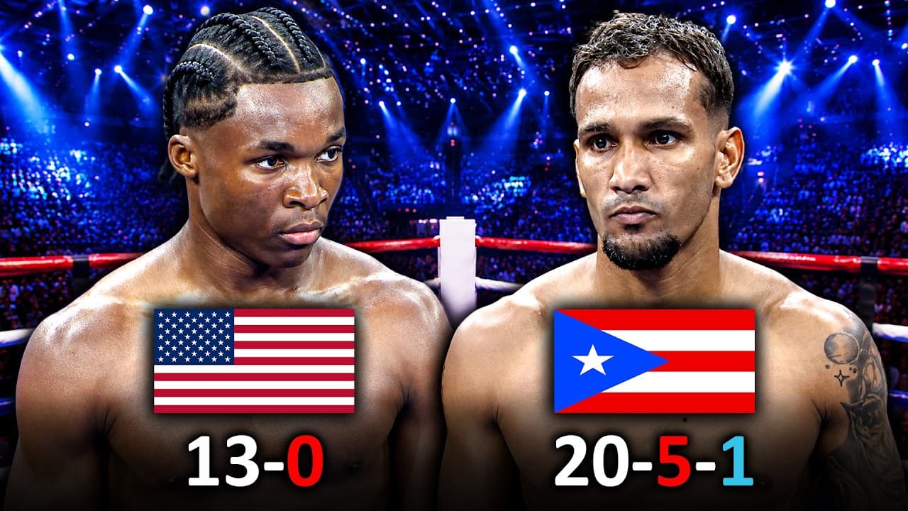 EXPLOSIVE DISPLAY! Abdullah Mason (USA) vs Luis Lebron (Puerto Rico) | Boxing Fight
