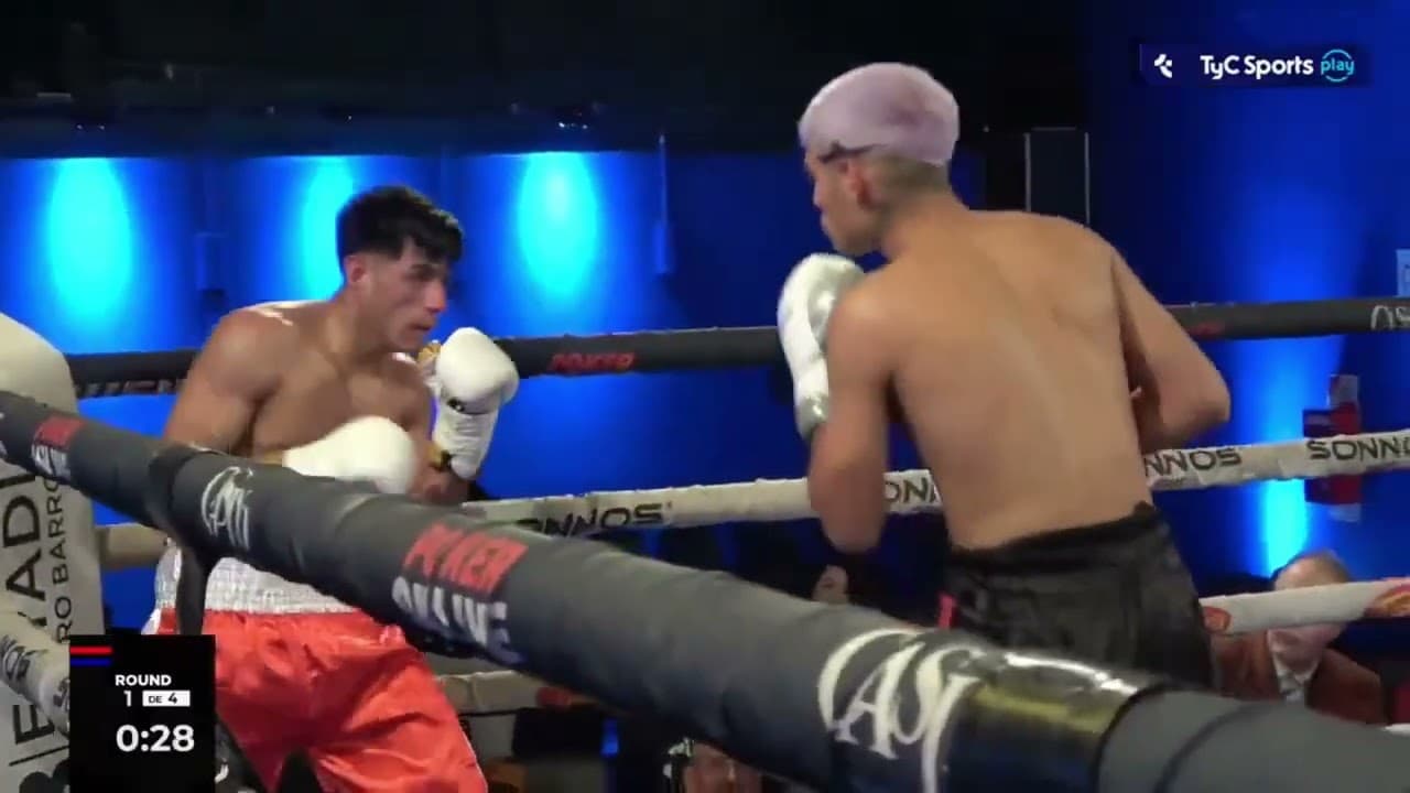Damián González vs. Pedro Bustos - Boxeo de Primera Promocional - TyC Sports