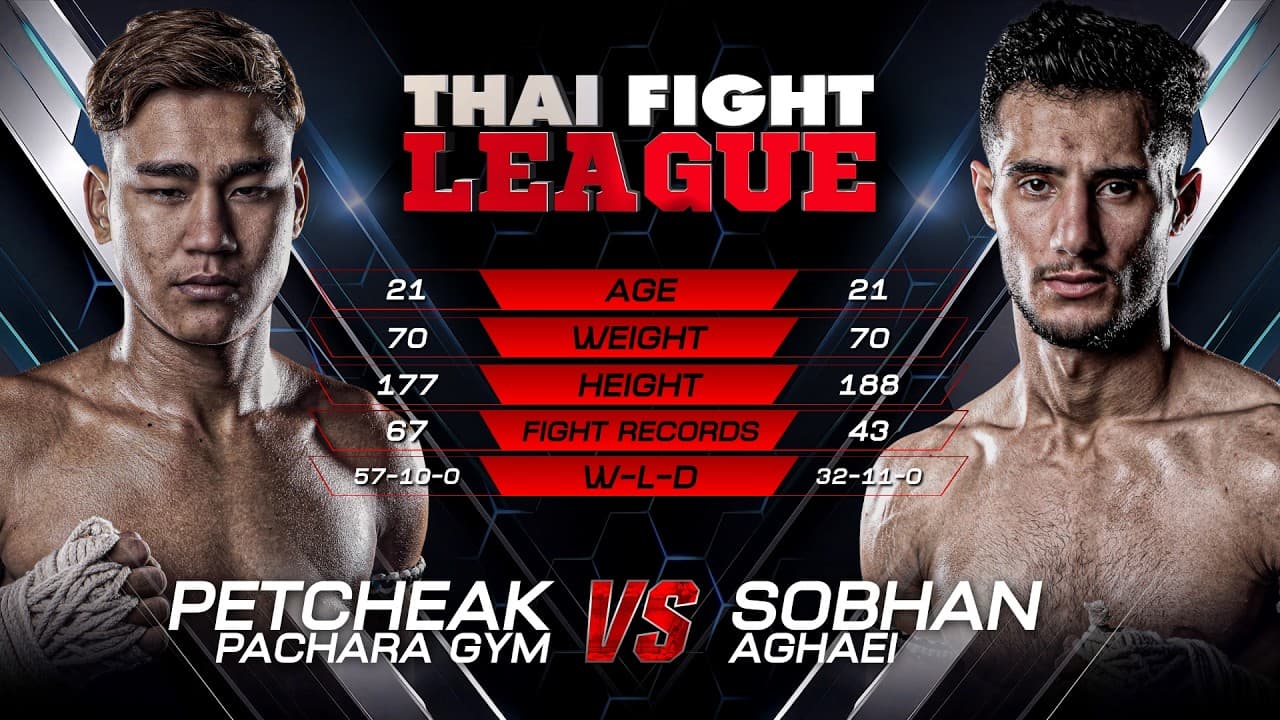 Petcheak Pachara Gym vs. Sobhan Aghaei | THAI FIGHT LEAGUE 110 | 16 August 2026
