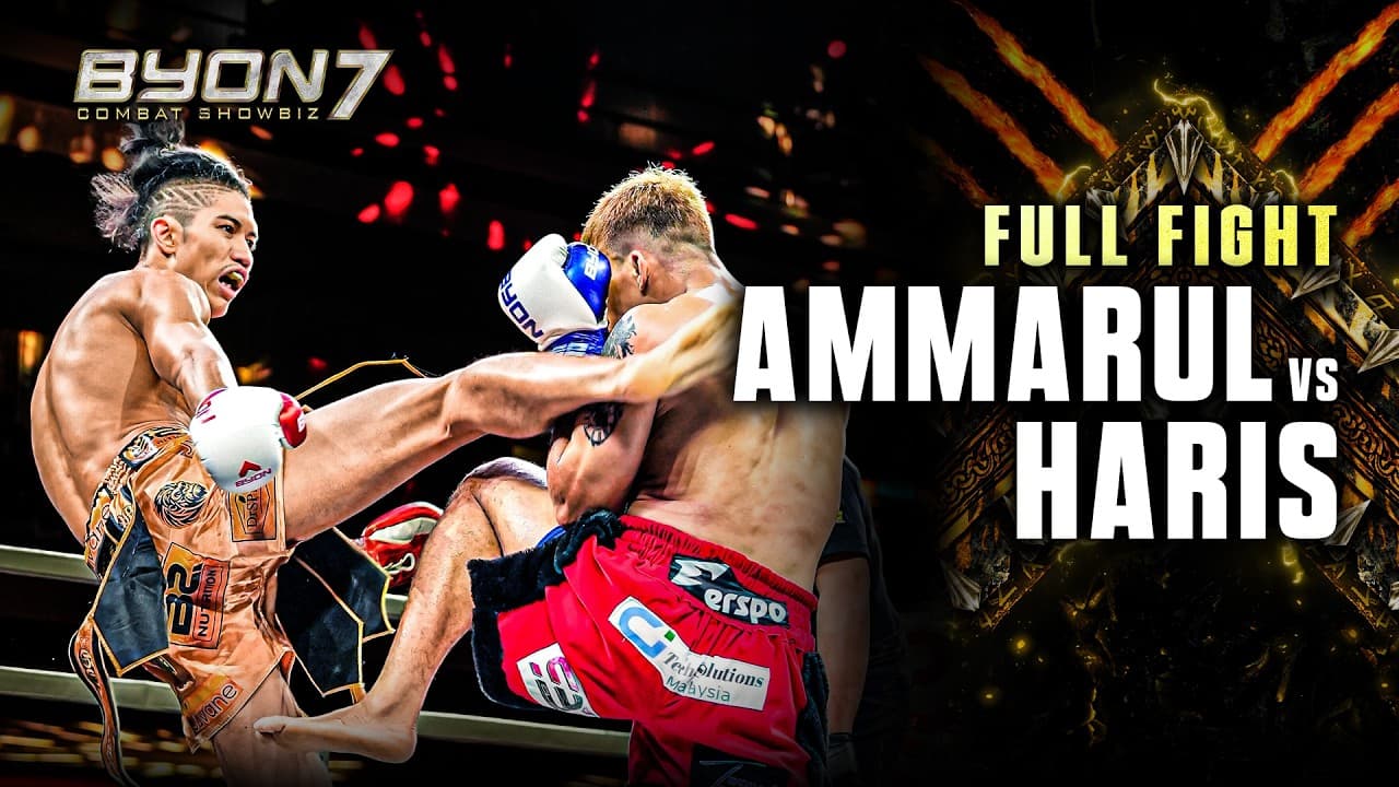 AMMARUL SHAFIQ VS HARIS 'THE KING' SOFYAN (BYON COMBAT SHOWBIZ VOL.7)  FREE FIGHT